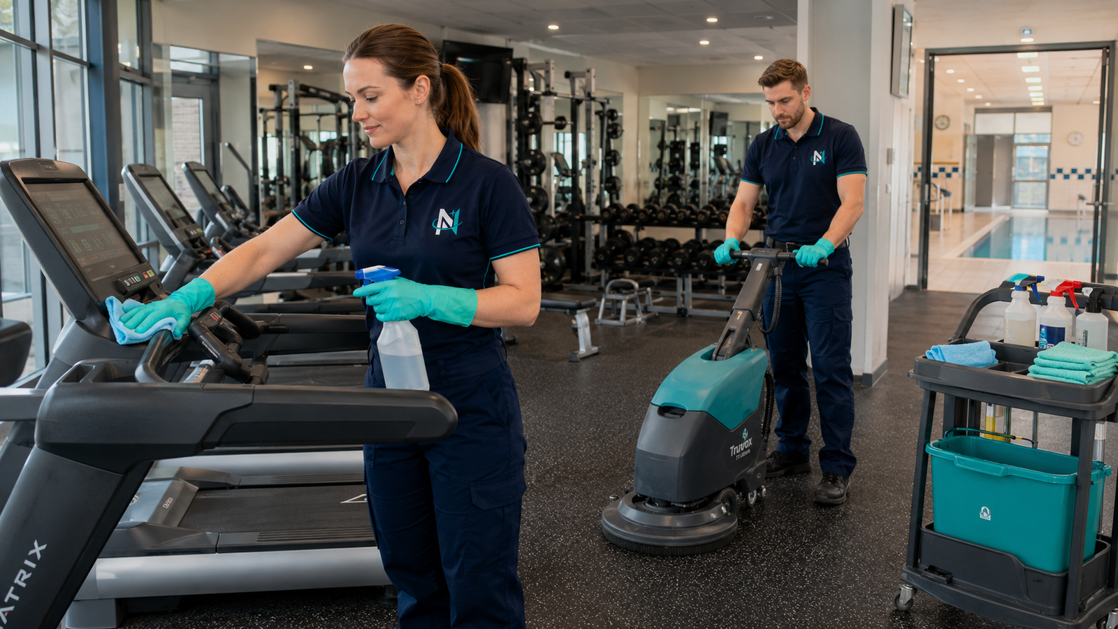 Gym & Leisure Facility Cleaning by Novaris